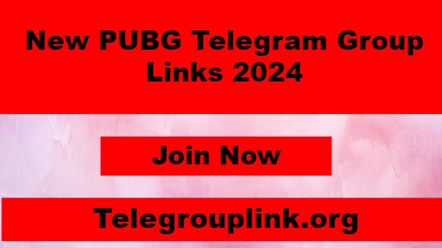 New PUBG Telegram Group Links 2024